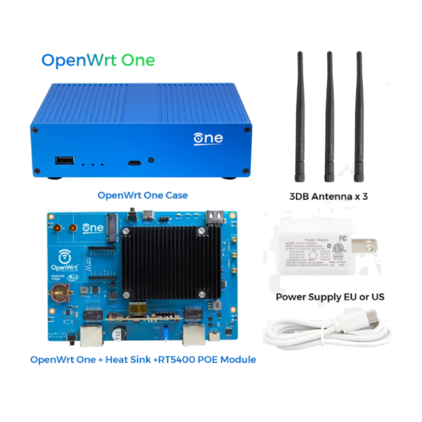 OpenWrt One — Le premier routeur officiel OpenWrt, Wi-Fi 6, 2.5GbE